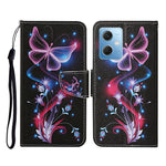 Custodia per cellulare in pelle con motivo a disegno colorato, For Xiaomi Redmi Note 12 5G Global/Poco X5