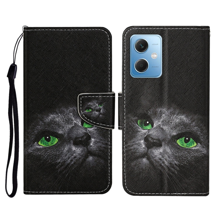Custodia per cellulare in pelle con motivo a disegno colorato, For Xiaomi Redmi Note 12 5G Global/Poco X5