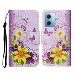 Custodia per cellulare in pelle con motivo a disegno colorato, For Xiaomi Redmi Note 12 5G Global/Poco X5