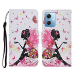 Custodia per cellulare in pelle con motivo a disegno colorato, For Xiaomi Redmi Note 12 5G Global/Poco X5