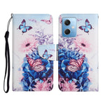 Custodia per cellulare in pelle con motivo a disegno colorato, For Xiaomi Redmi Note 12 5G Global/Poco X5