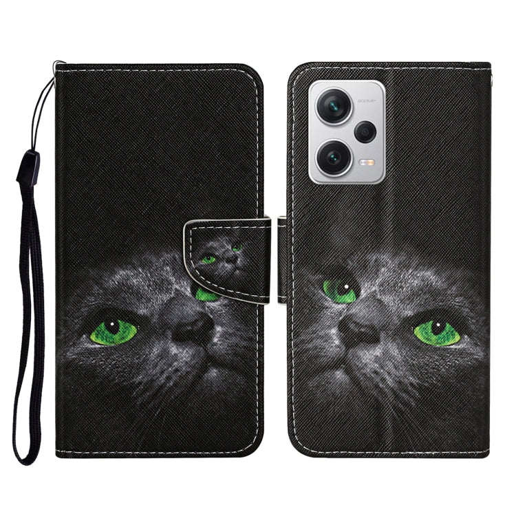 Custodia per cellulare in pelle con motivo a disegno colorato, For Xiaomi Redmi Note 12 Pro 5G/Poco X5 Pro