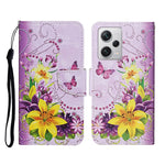 Custodia per cellulare in pelle con motivo a disegno colorato, For Xiaomi Redmi Note 12 Pro 5G/Poco X5 Pro