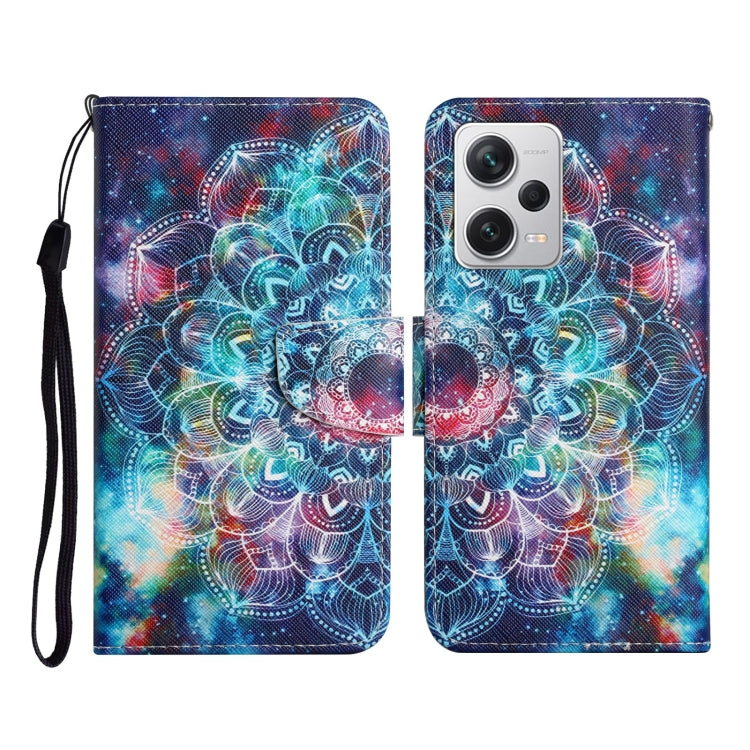 Custodia per cellulare in pelle con motivo a disegno colorato, For Xiaomi Redmi Note 12 Pro 5G/Poco X5 Pro
