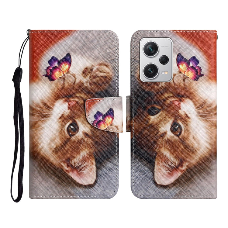 Custodia per cellulare in pelle con motivo a disegno colorato, For Xiaomi Redmi Note 12 Pro 5G/Poco X5 Pro