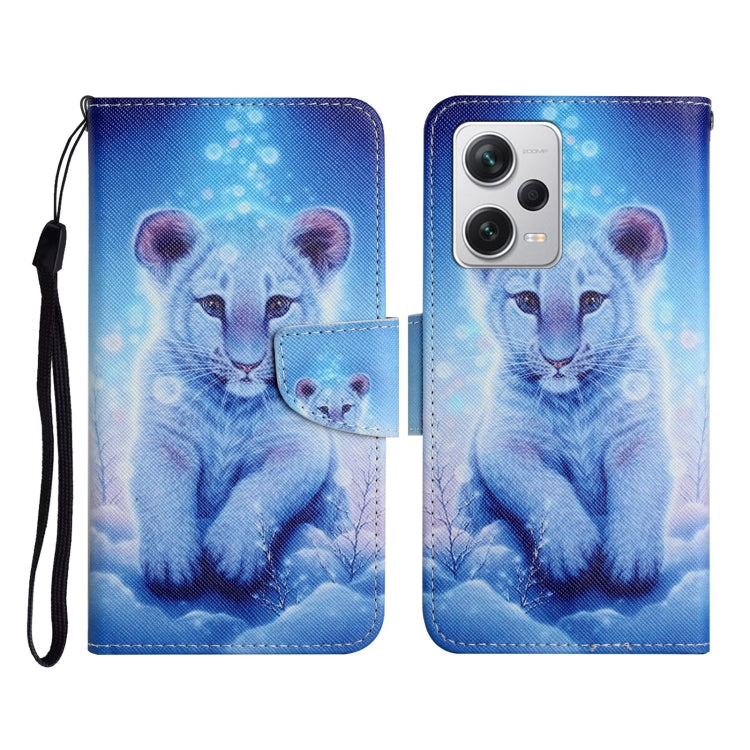 Custodia per cellulare in pelle con motivo a disegno colorato, For Xiaomi Redmi Note 12 Pro 5G/Poco X5 Pro