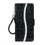 Custodia per telefono in pelle con glitter polvere, For Samsung Galaxy A24 4G, For Samsung Galaxy A34 5G, For Samsung Galaxy A54 5G