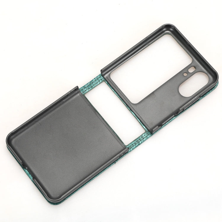 Custodia per telefono in pelle con trama a nido d'ape, For OPPO Find N2 Flip, For OPPO Find N2, For Realme C55 4G, For Realme V30 / V30T 5G