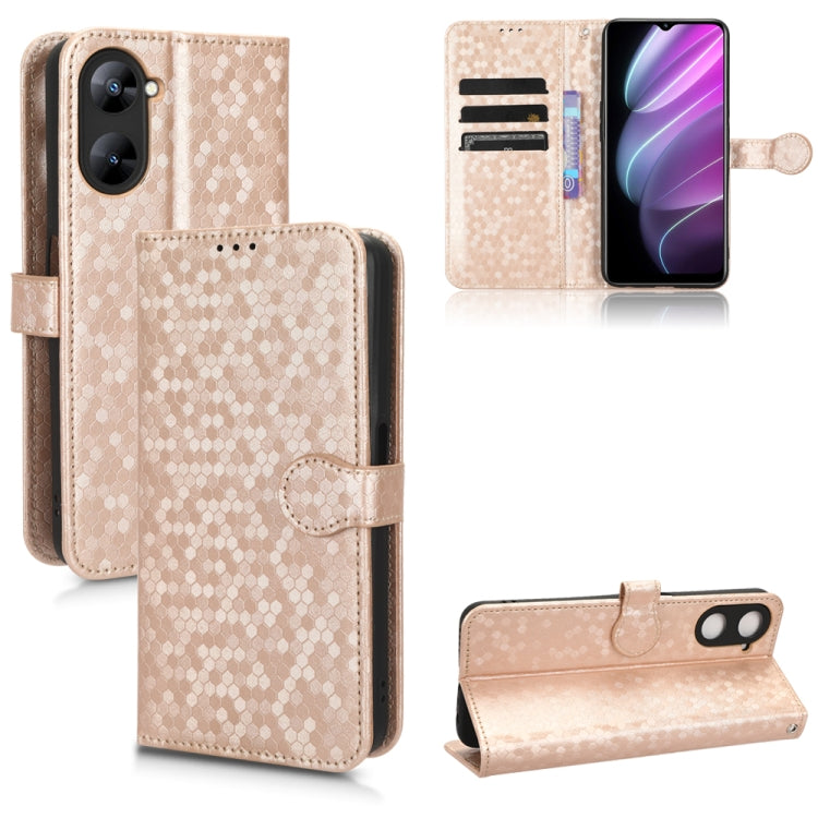 Custodia per telefono in pelle con trama a nido d'ape, For OPPO Find N2 Flip, For OPPO Find N2, For Realme C55 4G, For Realme V30 / V30T 5G