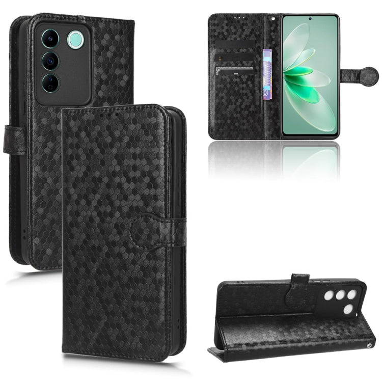 Custodia per telefono in pelle con trama a nido d'ape, For TCL 403, For vivo V27e / S16e, For Nokia G22 4G, For Samsung Galaxy A24 4G