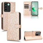 Custodia per telefono in pelle con trama a nido d'ape, For TCL 403, For vivo V27e / S16e, For Nokia G22 4G, For Samsung Galaxy A24 4G