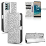 Custodia per telefono in pelle con trama a nido d'ape, For TCL 403, For vivo V27e / S16e, For Nokia G22 4G, For Samsung Galaxy A24 4G