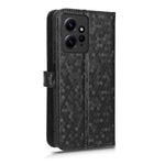 Custodia per telefono in pelle con trama a nido d'ape, For Xiaomi Redmi Note 12 4G Global