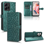 Custodia per telefono in pelle con trama a nido d'ape, For Xiaomi Redmi Note 12 4G Global