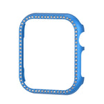 Custodia protettiva per orologio con diamanti in lega di alluminio, For Apple Watch Series 9 / 8 / 7 41mm, For Apple Watch Series SE 2025&SE 2&6&SE&5&4 40mm, For Apple Watch Series SE 2&6&SE&5&4 40mm, For Apple Watch Series 3&2&1 38mm
