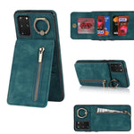 Anello retrò e custodia per telefono con slot per schede RFID con cerniera, For Samsung Galaxy S20, For Samsung Galaxy S20+, For Samsung Galaxy S20 Ultra, For Samsung Galaxy S20 FE