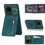 Anello retrò e custodia per telefono con slot per schede RFID con cerniera, For Samsung Galaxy S20, For Samsung Galaxy S20+, For Samsung Galaxy S20 Ultra, For Samsung Galaxy S20 FE
