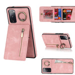 Anello retrò e custodia per telefono con slot per schede RFID con cerniera, For Samsung Galaxy S20, For Samsung Galaxy S20+, For Samsung Galaxy S20 Ultra, For Samsung Galaxy S20 FE