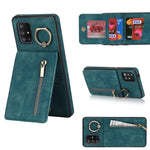 Anello retrò e custodia per telefono con slot per schede RFID con cerniera, For Samsung Galaxy A13 4G / 5G, For Samsung Galaxy A51 4G, For Samsung Galaxy A51 5G, For Samsung Galaxy A52 5G