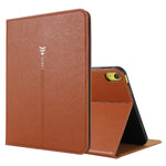 GEBEI Custodia in pelle per tablet Flip Texture seta, For iPad 10th Gen 10.9 2022