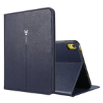 GEBEI Custodia in pelle per tablet Flip Texture seta, For iPad 10th Gen 10.9 2022