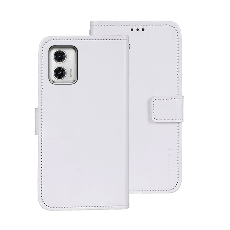 idewei Custodia per telefono in pelle con texture Crazy Horse con supporto, For T-Mobile REVVL 6 5G, For Motorola Moto G23/G13, For Motorola Moto G73