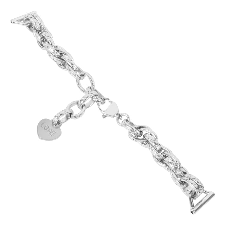 Cinturino per orologio a catena in metallo universale, 20mm, 22mm