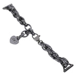 Cinturino per orologio a catena in metallo universale, 20mm, 22mm