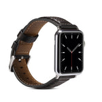Cinturino per orologio in vera pelle cerata ad olio, For Apple Watch Ultra 49mm / Series 8&7 45mm / SE 2&6&SE&5&4 44mm / 3&2&1 42mm, For Apple Watch Series 8&7 41mm / SE 2&6&SE&5&4 40mm / 3&2&1 38mm