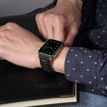 Cinturino per orologio in vera pelle cerata ad olio, For Apple Watch Ultra 49mm / Series 8&7 45mm / SE 2&6&SE&5&4 44mm / 3&2&1 42mm, For Apple Watch Series 8&7 41mm / SE 2&6&SE&5&4 40mm / 3&2&1 38mm