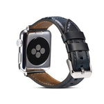 Cinturino per orologio in vera pelle cerata ad olio, For Apple Watch Ultra 49mm / Series 8&7 45mm / SE 2&6&SE&5&4 44mm / 3&2&1 42mm, For Apple Watch Series 8&7 41mm / SE 2&6&SE&5&4 40mm / 3&2&1 38mm