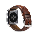 Cinturino per orologio in vera pelle cerata ad olio, For Apple Watch Ultra 49mm / Series 8&7 45mm / SE 2&6&SE&5&4 44mm / 3&2&1 42mm, For Apple Watch Series 8&7 41mm / SE 2&6&SE&5&4 40mm / 3&2&1 38mm