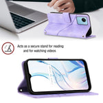 Custodia per telefono in pelle goffrata effetto pelle, For Realme C30s, For Xiaomi Redmi Note 12 4G Global, For Samsung Galaxy Note8, For Samsung Galaxy Note9