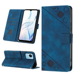 Custodia per telefono in pelle goffrata effetto pelle, For Realme C30s, For Xiaomi Redmi Note 12 4G Global, For Samsung Galaxy Note8, For Samsung Galaxy Note9