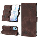 Custodia per telefono in pelle goffrata effetto pelle, For Realme C30s, For Xiaomi Redmi Note 12 4G Global, For Samsung Galaxy Note8, For Samsung Galaxy Note9