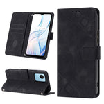 Custodia per telefono in pelle goffrata effetto pelle, For Realme C30s, For Xiaomi Redmi Note 12 4G Global, For Samsung Galaxy Note8, For Samsung Galaxy Note9