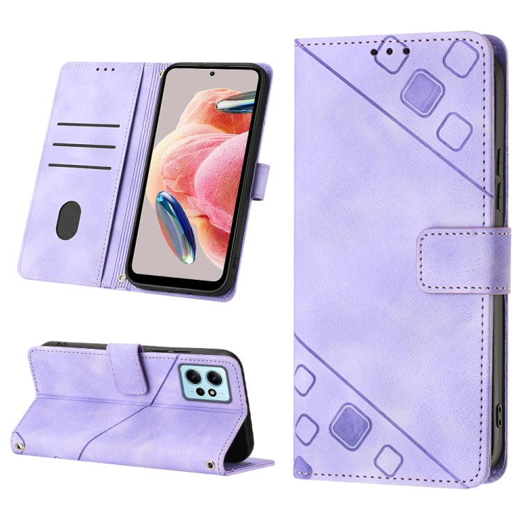 Custodia per telefono in pelle goffrata effetto pelle, For Realme C30s, For Xiaomi Redmi Note 12 4G Global, For Samsung Galaxy Note8, For Samsung Galaxy Note9