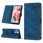 Custodia per telefono in pelle goffrata effetto pelle, For Realme C30s, For Xiaomi Redmi Note 12 4G Global, For Samsung Galaxy Note8, For Samsung Galaxy Note9