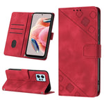Custodia per telefono in pelle goffrata effetto pelle, For Realme C30s, For Xiaomi Redmi Note 12 4G Global, For Samsung Galaxy Note8, For Samsung Galaxy Note9