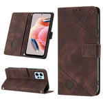 Custodia per telefono in pelle goffrata effetto pelle, For Realme C30s, For Xiaomi Redmi Note 12 4G Global, For Samsung Galaxy Note8, For Samsung Galaxy Note9