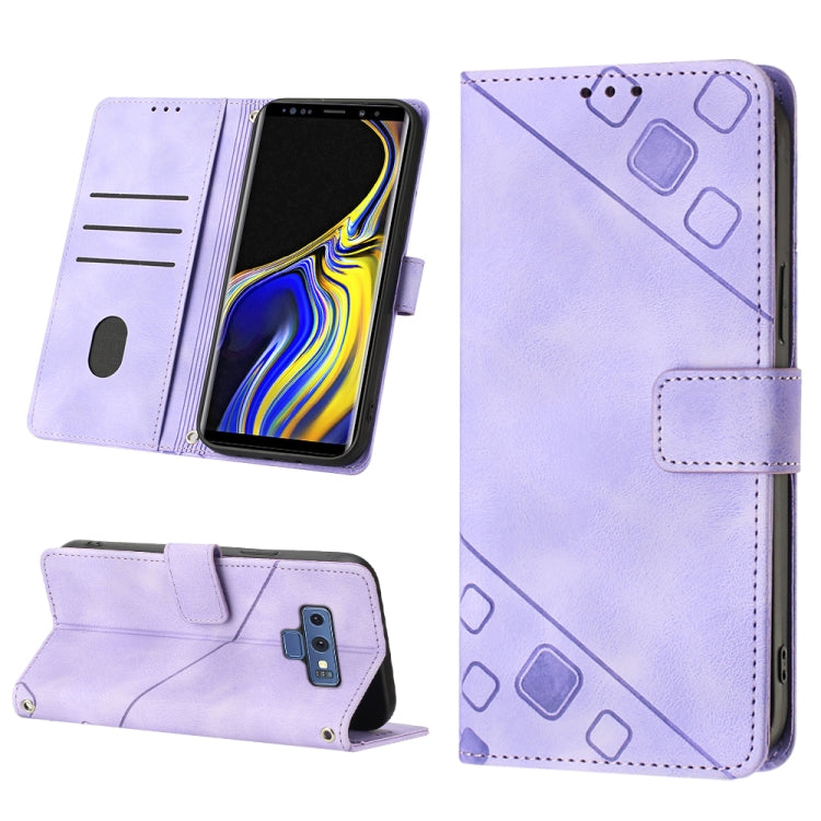 Custodia per telefono in pelle goffrata effetto pelle, For Realme C30s, For Xiaomi Redmi Note 12 4G Global, For Samsung Galaxy Note8, For Samsung Galaxy Note9