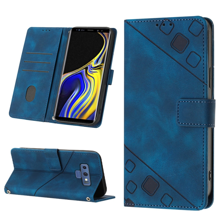 Custodia per telefono in pelle goffrata effetto pelle, For Realme C30s, For Xiaomi Redmi Note 12 4G Global, For Samsung Galaxy Note8, For Samsung Galaxy Note9