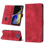 Custodia per telefono in pelle goffrata effetto pelle, For Realme C30s, For Xiaomi Redmi Note 12 4G Global, For Samsung Galaxy Note8, For Samsung Galaxy Note9