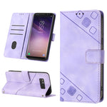 Custodia per telefono in pelle goffrata effetto pelle, For Samsung Galaxy S8, For Samsung Galaxy S8+, For Samsung Galaxy S9