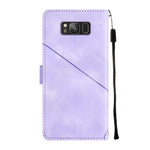Custodia per telefono in pelle goffrata effetto pelle, For Samsung Galaxy S8, For Samsung Galaxy S8+, For Samsung Galaxy S9