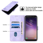 Custodia per telefono in pelle goffrata effetto pelle, For Samsung Galaxy S8, For Samsung Galaxy S8+, For Samsung Galaxy S9