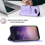 Custodia per telefono in pelle goffrata effetto pelle, For Samsung Galaxy S8, For Samsung Galaxy S8+, For Samsung Galaxy S9