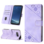 Custodia per telefono in pelle goffrata effetto pelle, For Samsung Galaxy S8, For Samsung Galaxy S8+, For Samsung Galaxy S9