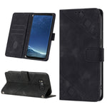 Custodia per telefono in pelle goffrata effetto pelle, For Samsung Galaxy S8, For Samsung Galaxy S8+, For Samsung Galaxy S9