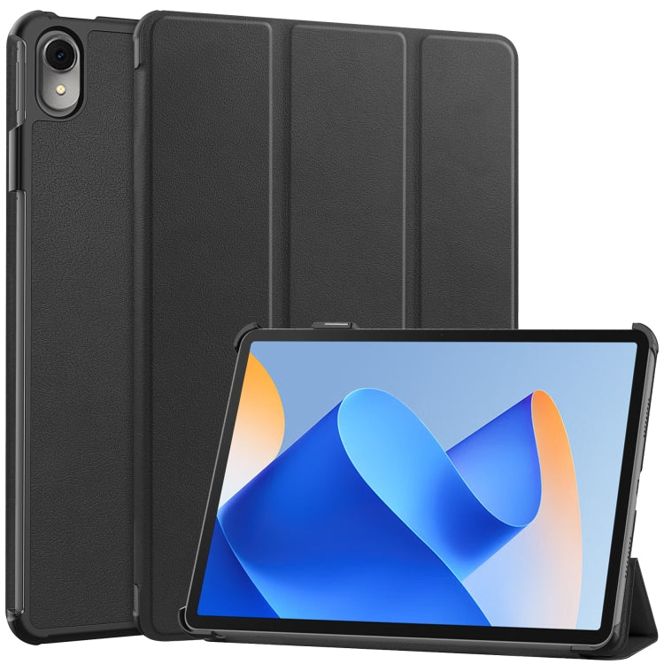 Custodia per tablet in pelle con supporto a 3 pieghe Custer Texture, For Huawei MatePad 11 2023